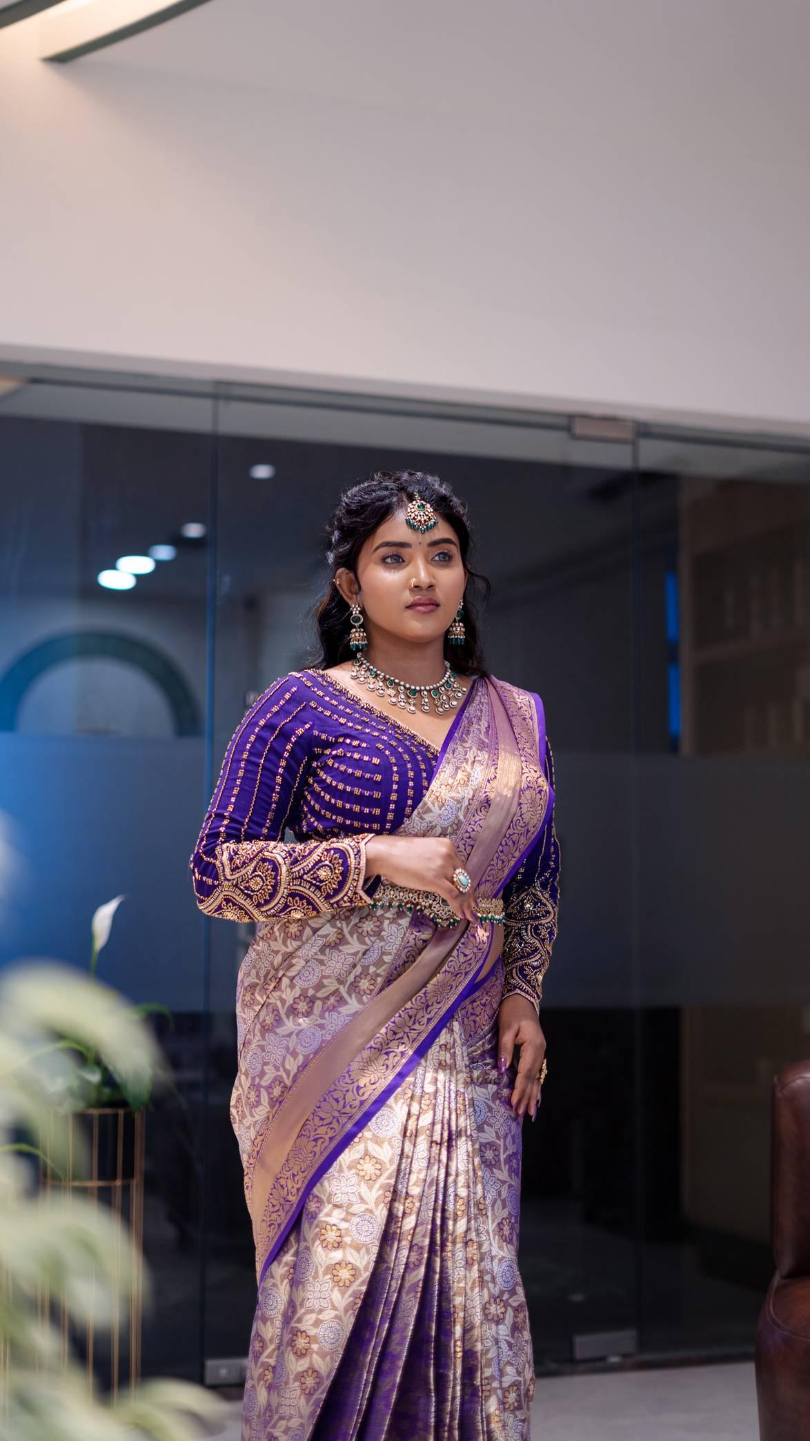 Bridal makeover client at Page 3 Luxury Salon Madurai
