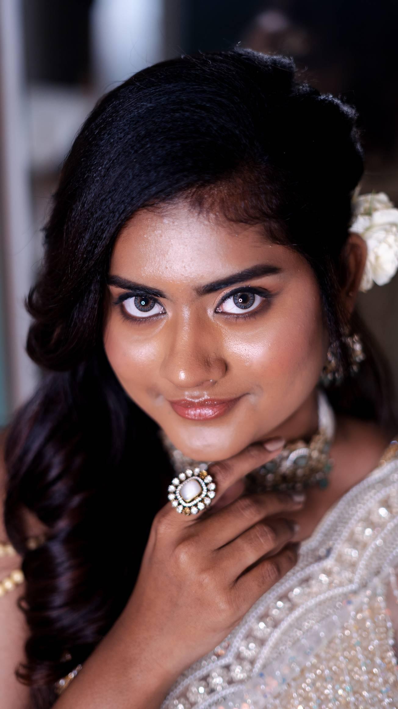 Party and reception makeup by Page 3 Luxury Salon Madurai