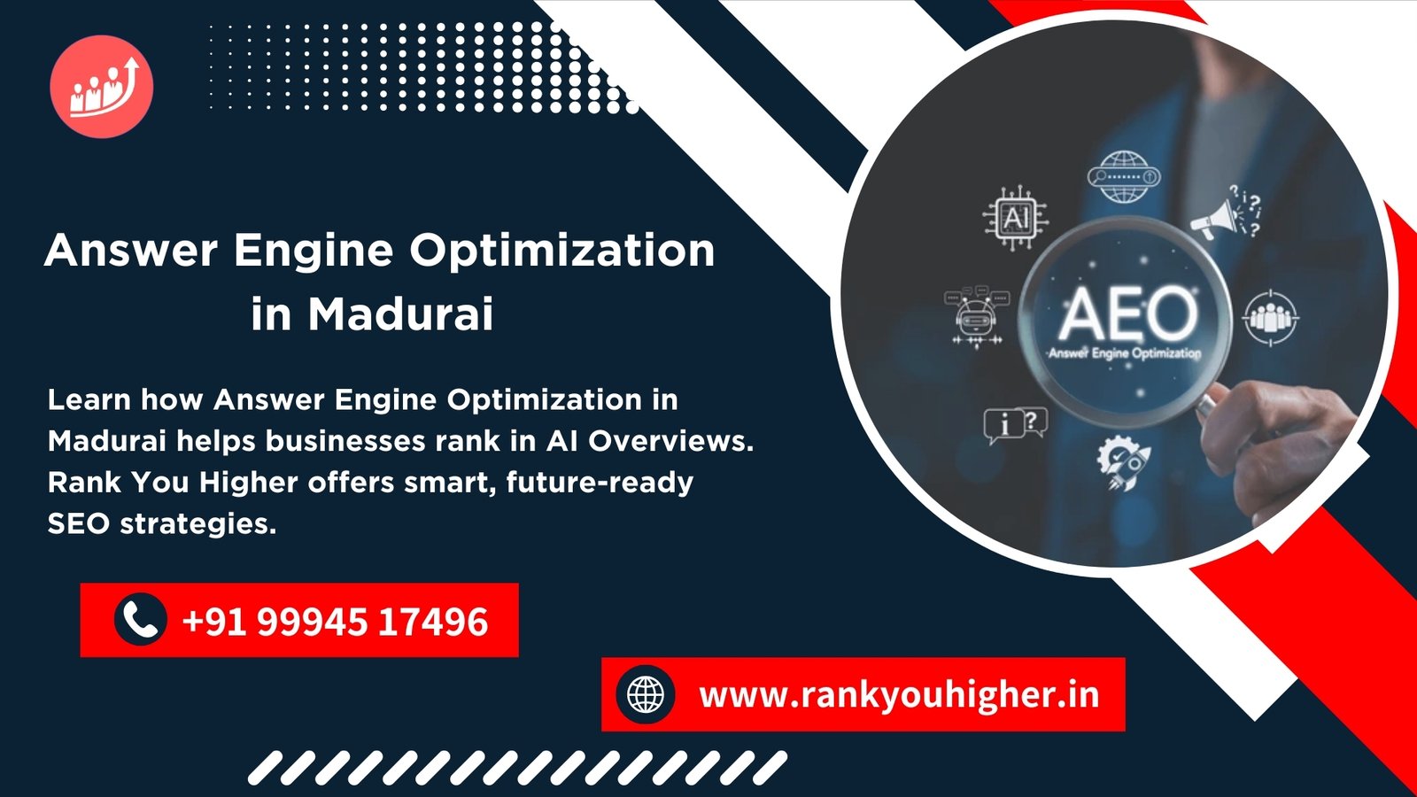 Rank You Higher provides Answer Engine Optimization in Madurai to help businesses rank in AI Overviews with smart SEO strategies.