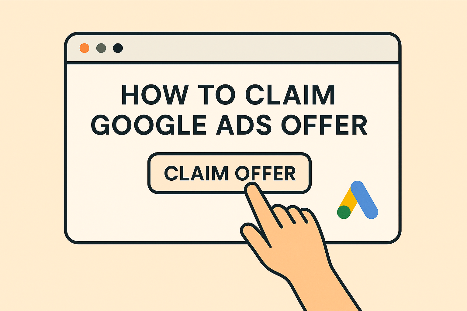 Easy steps to claim your Google Ads Offer and start advertising smartly with free credits in India.