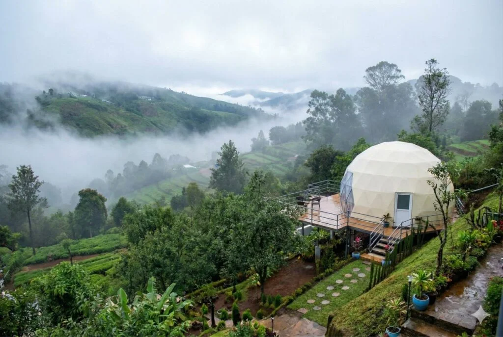 Lushgreen-Glamp-Kodaikanal-Marigold-Dome-The Best Glamping stay in Kodaikanal