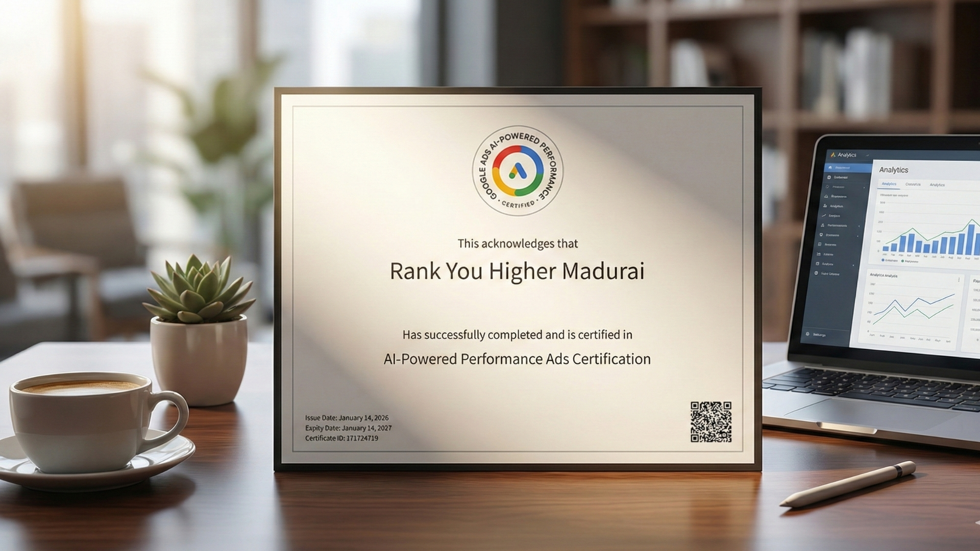 AI Google Ads Certified Rank You Higher in Madurai