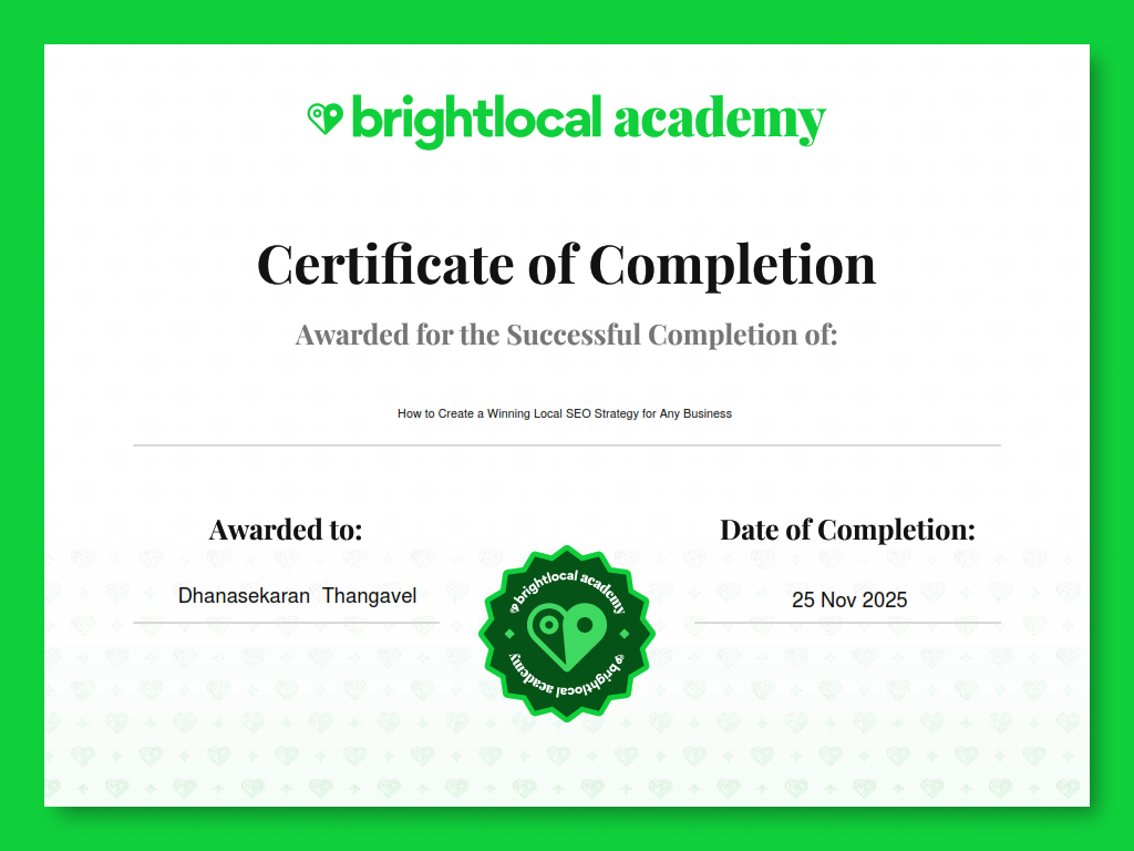 BrightLocal Local SEO Strategy