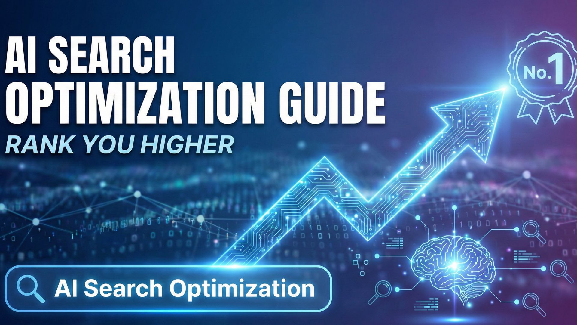 AI Search Optimization Guide to improve visibility, rank in AI answers, and grow smarter with Rank You Higher.